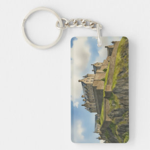 Edinburgh Castle Scotland Watercolor Schlüsselanhänger