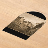 Edinburgh Castle Sepia Photograph Acryleinladungen (Ablage )