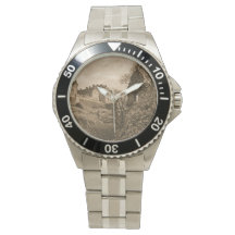 Edinburgh Castle Sepia Photograph