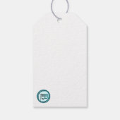 Edinburgh Castle Sepia Photograph Geschenkanhänger (Rückseite)