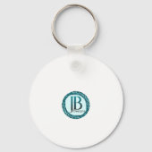 Edinburgh Castle Sepia Photograph Schlüsselanhänger (Rückseite)