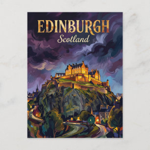 Edinburgh Castle Vereinigtes Königreich Postkarte