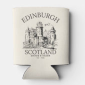 Edinburgh Castle | Vintage UK Travel Dosenkühler (Rückseite)