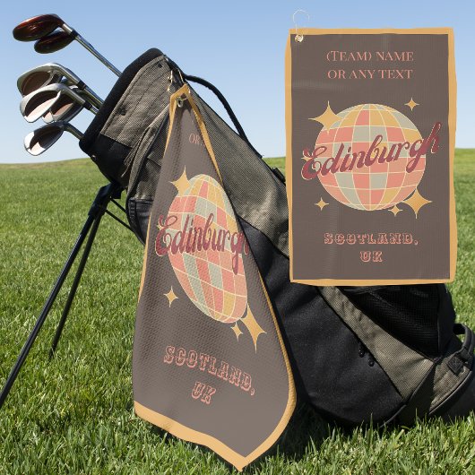 Edinburgh City Scotland UK UK Golfhandtuch