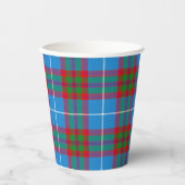 Edinburgh City Scottish Kariert Pattern Paper Cups Pappbecher (Vorderseite)