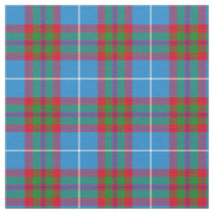 Edinburgh City Tartan Kariert Blue Red Lila Stoff