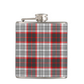 Edinburgh City Tartan Kariertes Muster Flachmann (Vorderseite)