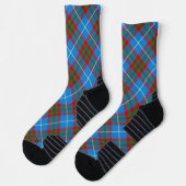 Edinburgh City Tartan Plaid Blue Red Purple Socken (Links)