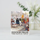 Edinburgh, die königliche Meile, England, Vintage- Postkarte (Stehend Vorderseite)