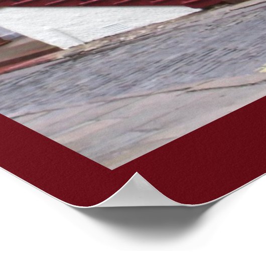 Edinburgh Door Poster (Ecke)