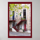Edinburgh Door Poster (Vorne)