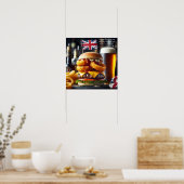 Edinburgh Eats: Pub Grub Glory Poster (Küche)