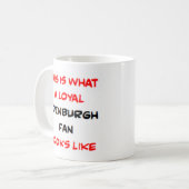 Edinburgh-Fan, treu Kaffeetasse (Vorderseite Links)
