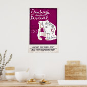 Edinburgh Festival Vintage Poster Drucke (Küche)
