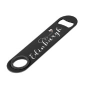 Edinburgh Flag Heart, Edinburgher Speed Flaschenöffner (Vorderseite Schrägansicht)