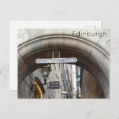 Edinburgh - Fleshmarket Nah Postkarte (Vorne/Hinten)