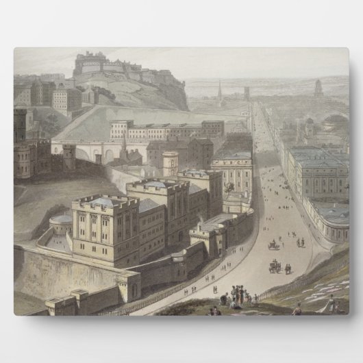 Edinburgh, from Calton Hill, from 'A Voyage Around Fotoplatte (Vorderseite)
