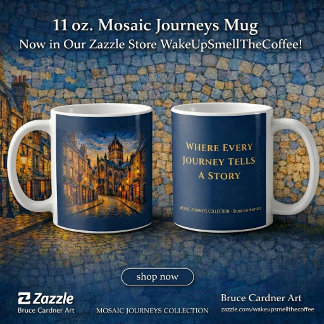 Edinburgh Gothic Mosaikstraße schottische Kathedra Kaffeetasse