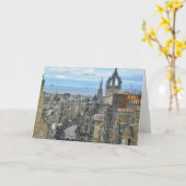 Edinburgh Grußkarte Karte (Gelbe Blume)