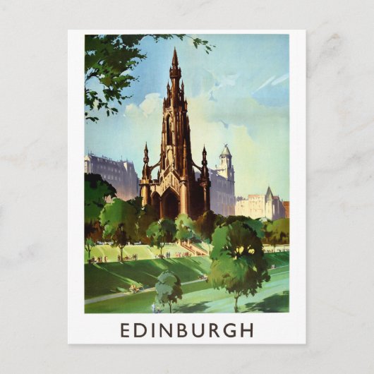 Edinburgh Kathedrale, Schottland, Vereinigtes Köni Postkarte (Vorderseite)