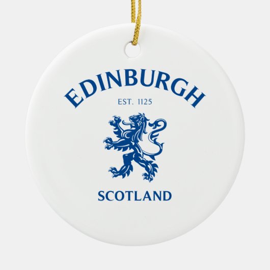 EDINBURGH KERAMIK ORNAMENT (Vorne)