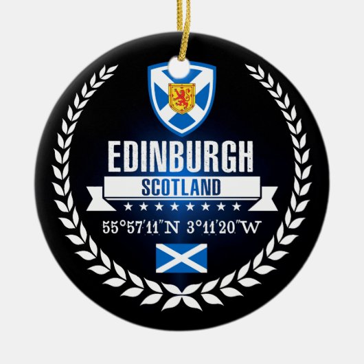 Edinburgh Keramik Ornament (Vorne)