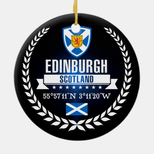 Edinburgh Keramik Ornament (Hinten)