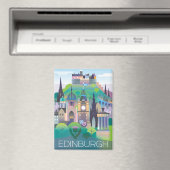 Edinburgh Kühlschrank Magnet (In Situ (Geschirrspüler))