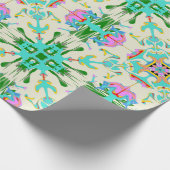 Edinburgh Pattern Wrapping Paper Geschenkpapier (Ecke)