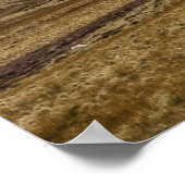 Edinburgh Pentland Hill View Poster (Ecke)