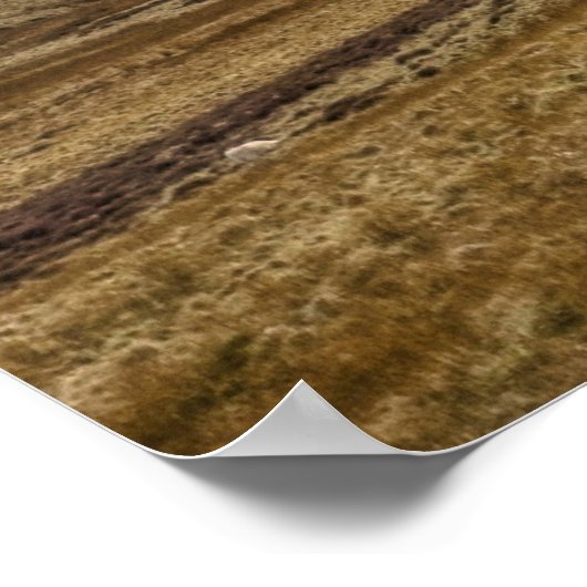 Edinburgh Pentland Hill View Poster (Ecke)