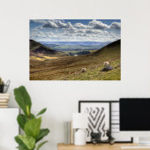 Edinburgh Pentland Hill View Poster (Heimbüro)