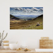 Edinburgh Pentland Hill View Poster (Küche)