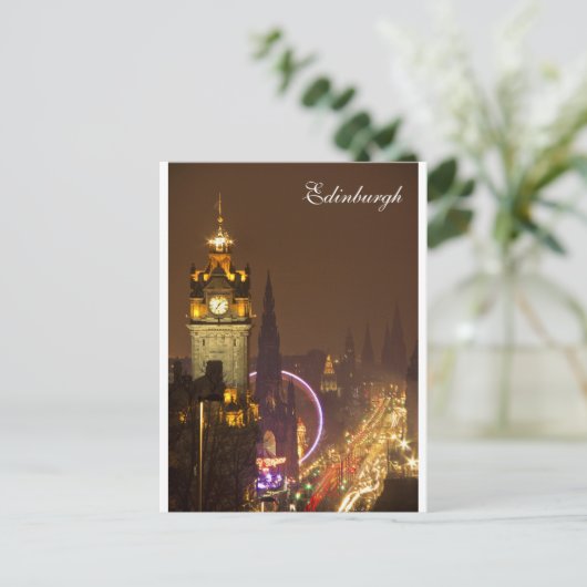 Edinburgh Postcard Postkarte (Stehend Vorderseite)