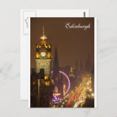 Edinburgh Postcard Postkarte (Vorne/Hinten)