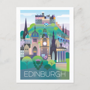 Edinburgh Postcard Postkarte