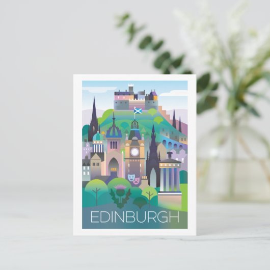 Edinburgh Postcard Postkarte (Stehend Vorderseite)