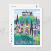 Edinburgh Postcard Postkarte (Vorne/Hinten)