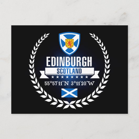 Edinburgh Postkarte (Vorderseite)