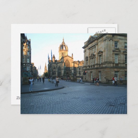Edinburgh Postkarte (Vorne/Hinten)