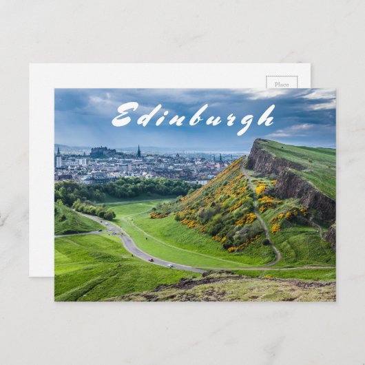 Edinburgh Postkarte (Vorne/Hinten)