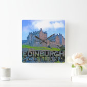 Edinburgh Quadratische Wanduhr (Zuhause)