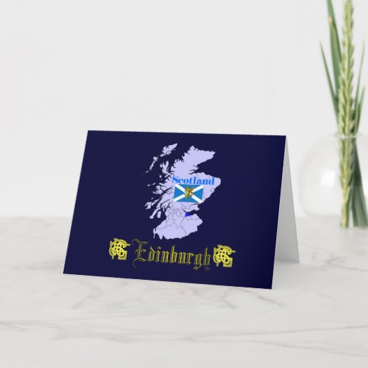 Edinburgh Qualität. Karte (Vorderseite)