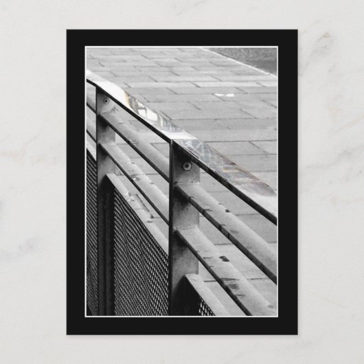 Edinburgh Railings Postkarte (Vorderseite)