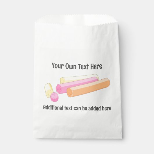 Edinburgh Rock - Sweet Scottish Candy - eigener Te Geschenktütchen (Vorderseite)