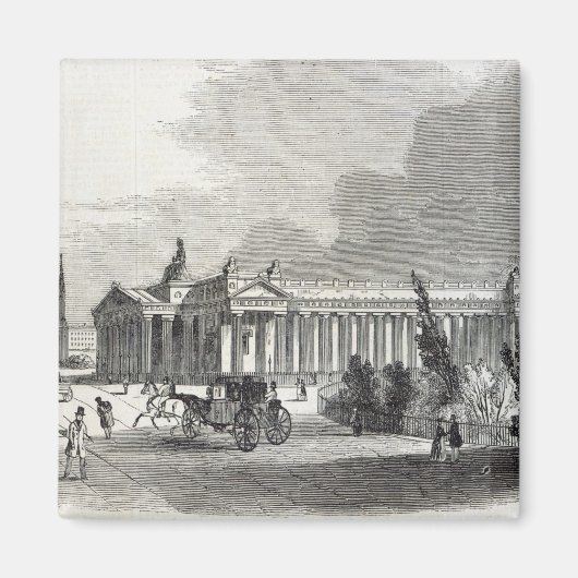 Edinburgh: Royal Institution und Scott Magnet (Vorne)