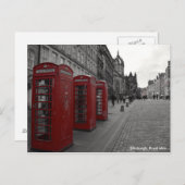 Edinburgh Royal Mile Scotland Postkarte (Vorne/Hinten)