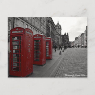 Edinburgh Royal Mile Scotland Postkarte