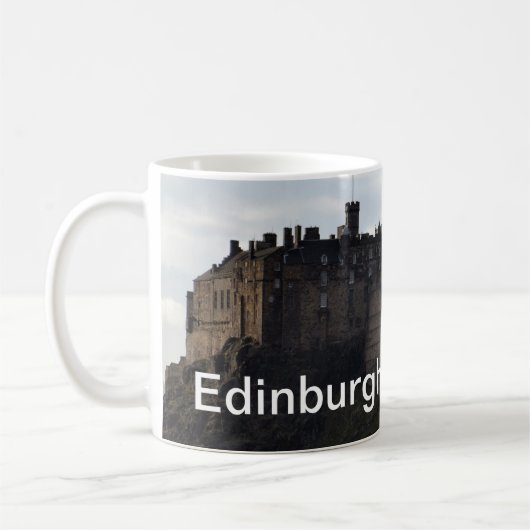 Edinburgh-Schloss Kaffeetasse (Links)
