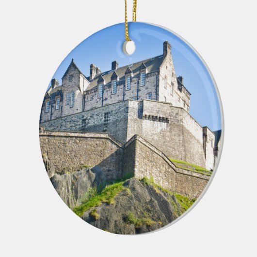 Edinburgh-Schloss Keramikornament (Links)